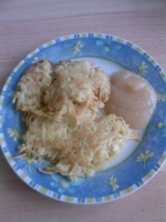 Kartoffelpuffer mit Apfelmus