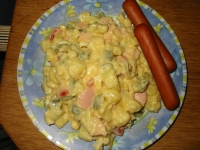 Kartoffelsalat mit Bockwurst